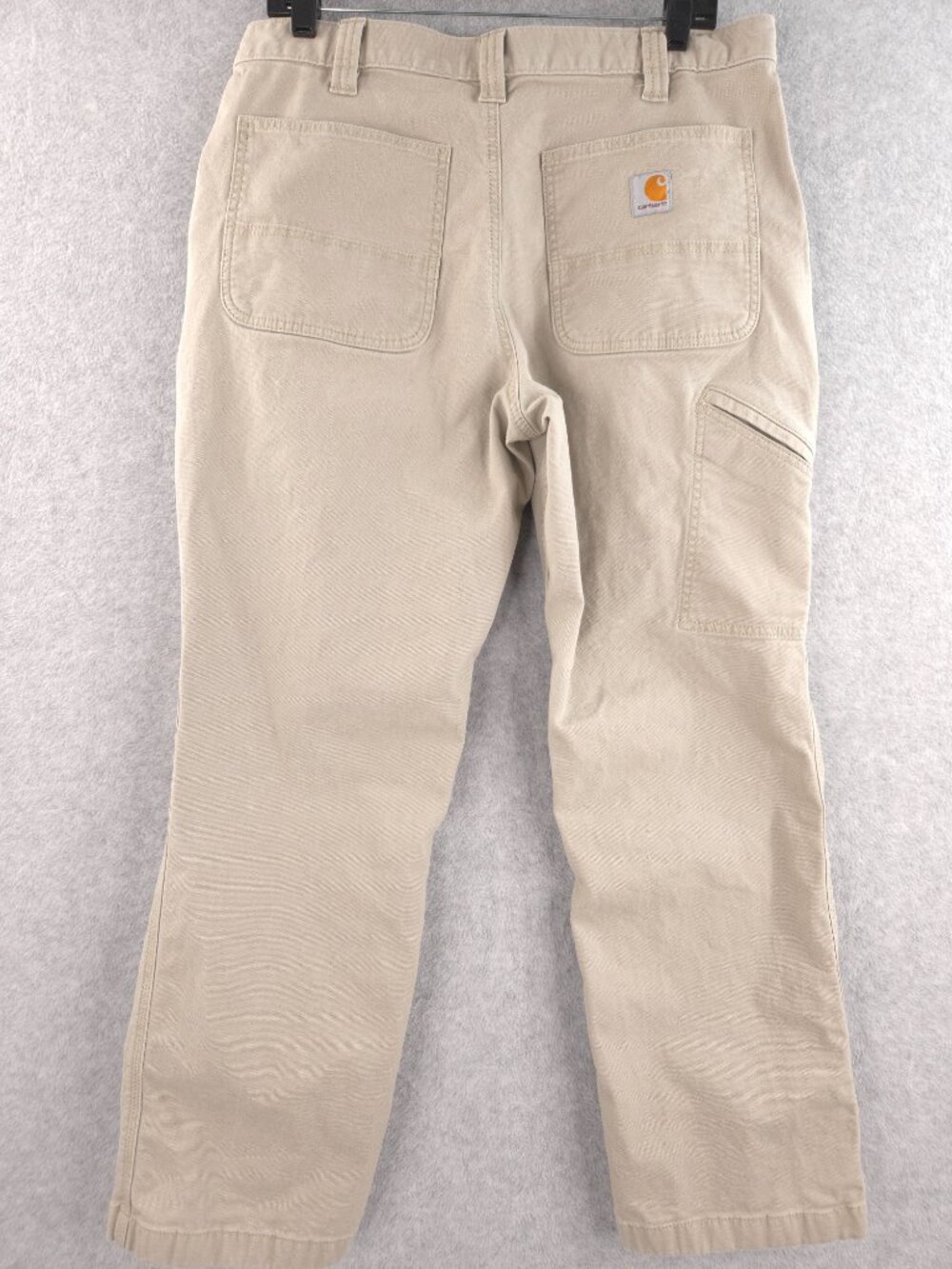 Carhartt Pants Mens 34x30 Tan Rugged Flex Relaxed Fit Canvas 5 Pocket Work
